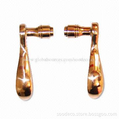 Brass Door/Window Handles with Forging Process, Various Surface Finishes are Available